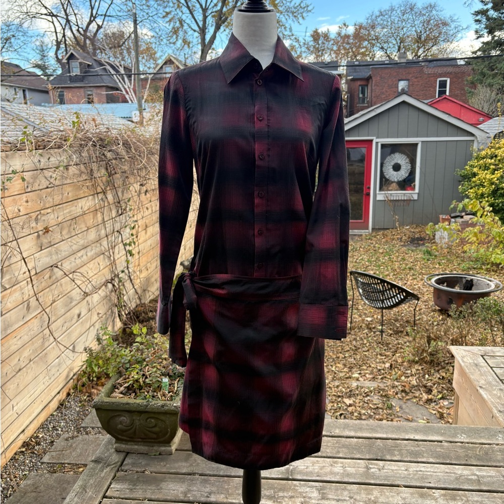 Comrags | Shadow Plaid Shirtdress